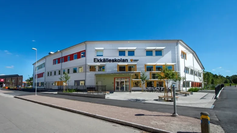 Byggnaden för Ekkälleskolan.