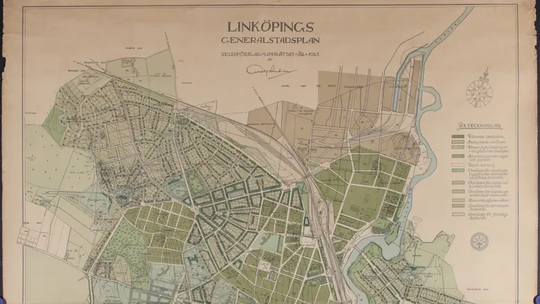 Linköpings stads generalstadsplan 1923